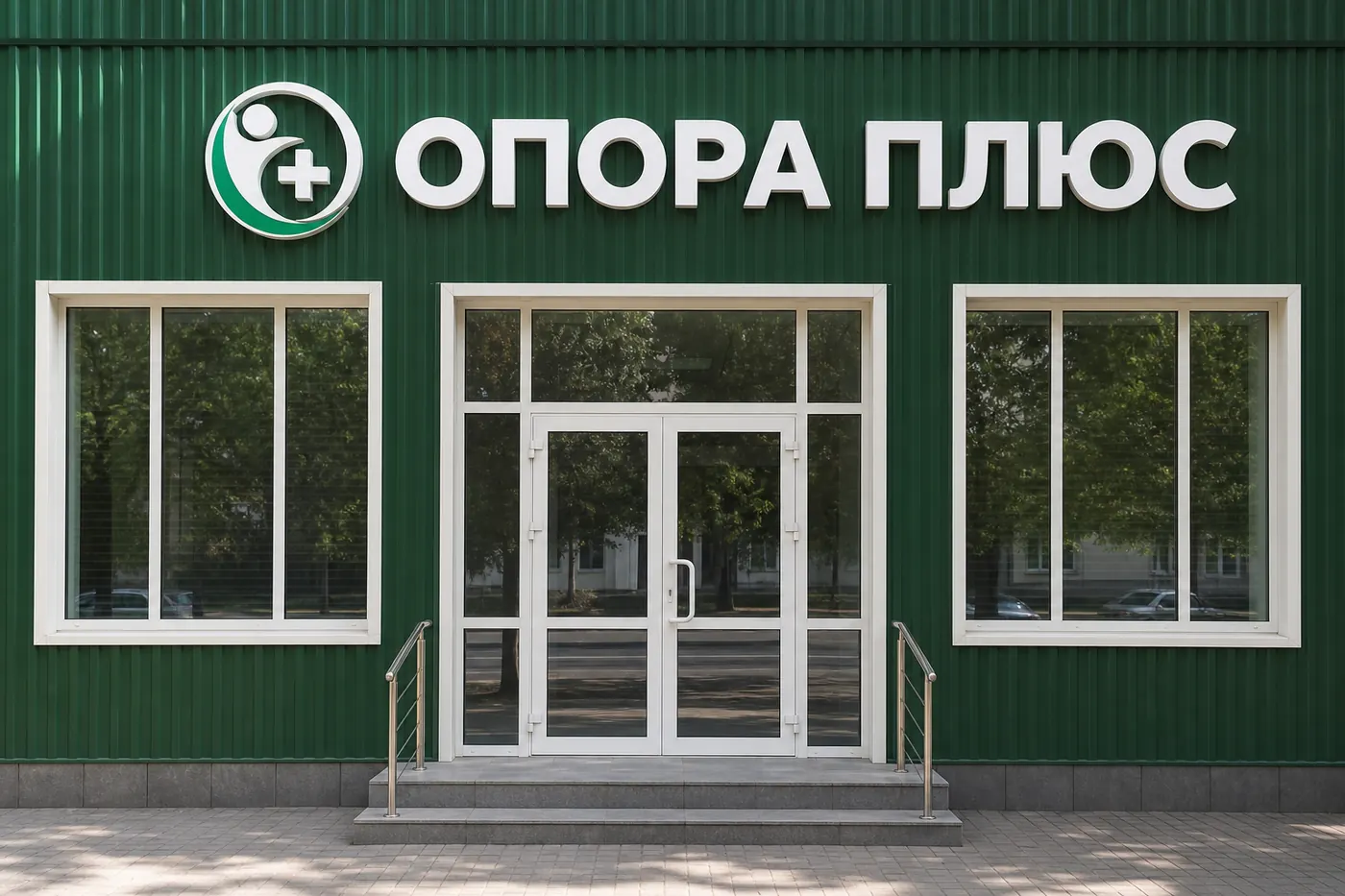 Фасад клиники Опора Плюс